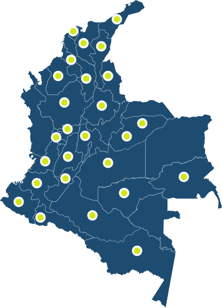 Mapa TWM Colombia